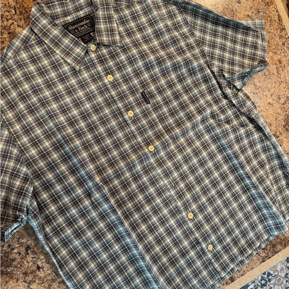 Abercrombie & Fitch Men’s XL button down casual shirt cotton blend
